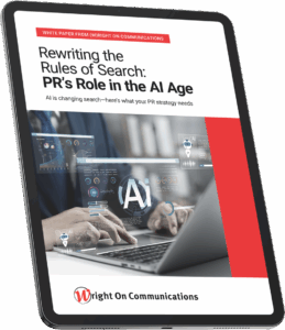 AI PR strategies for brands guide cover
