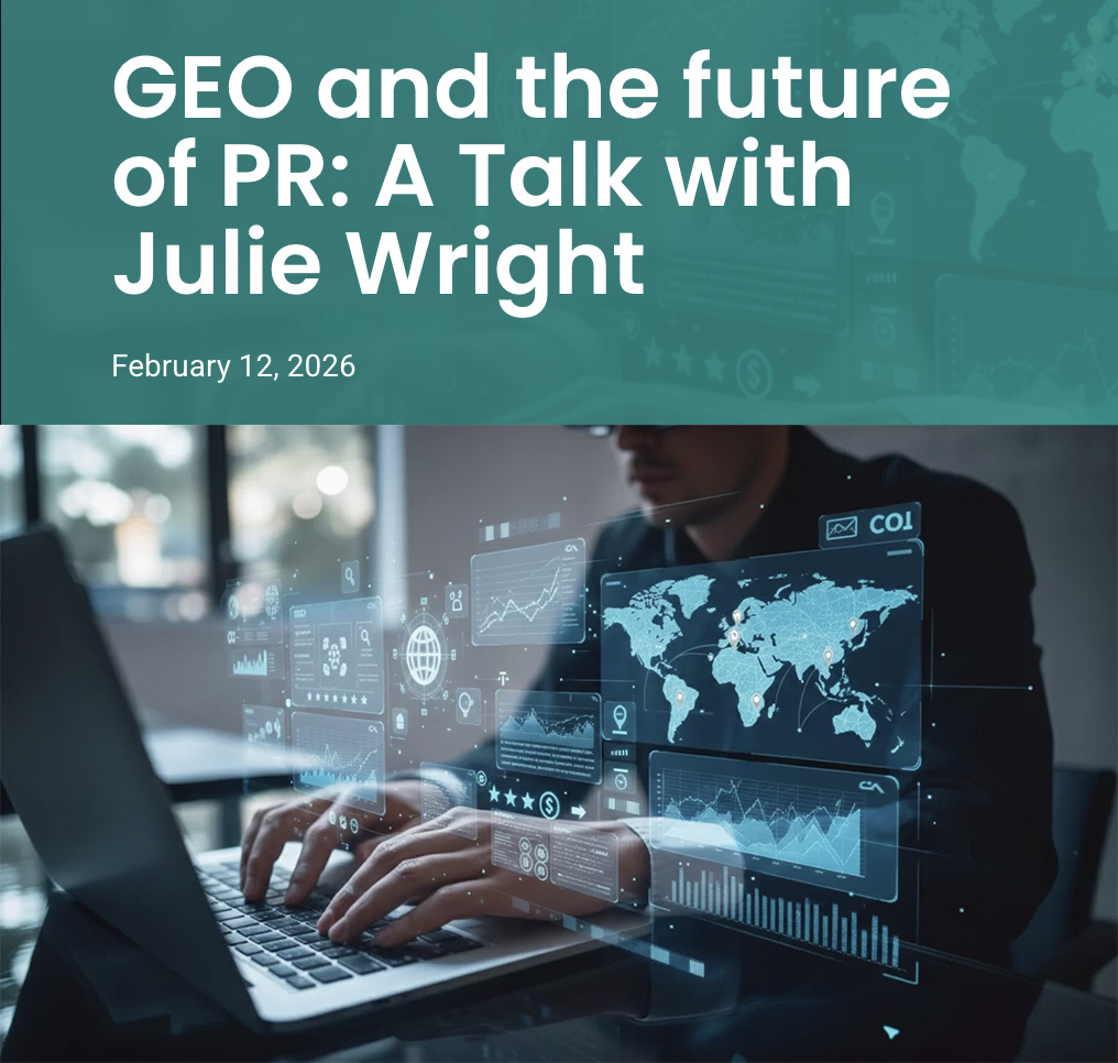 Wright On Communications president Julie Wright is interviewed by IPRN about GEO and the future of PR